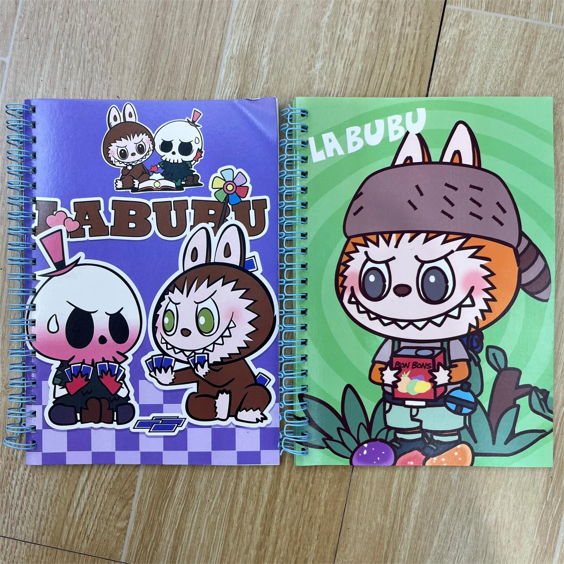Yubon 2024 Trending Products Labubu Notebooks A5 Coil Notebook Promotional Gifts Back to School Students Stationery Supplies