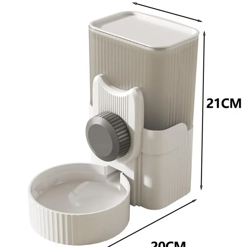 Automatic feeders dogs bottles feeding hanging cages pets Double bowls Hanging water dispenser for cats