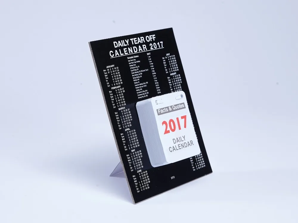 Custom OEM design coloring cartoon daily Tear off calendar printing