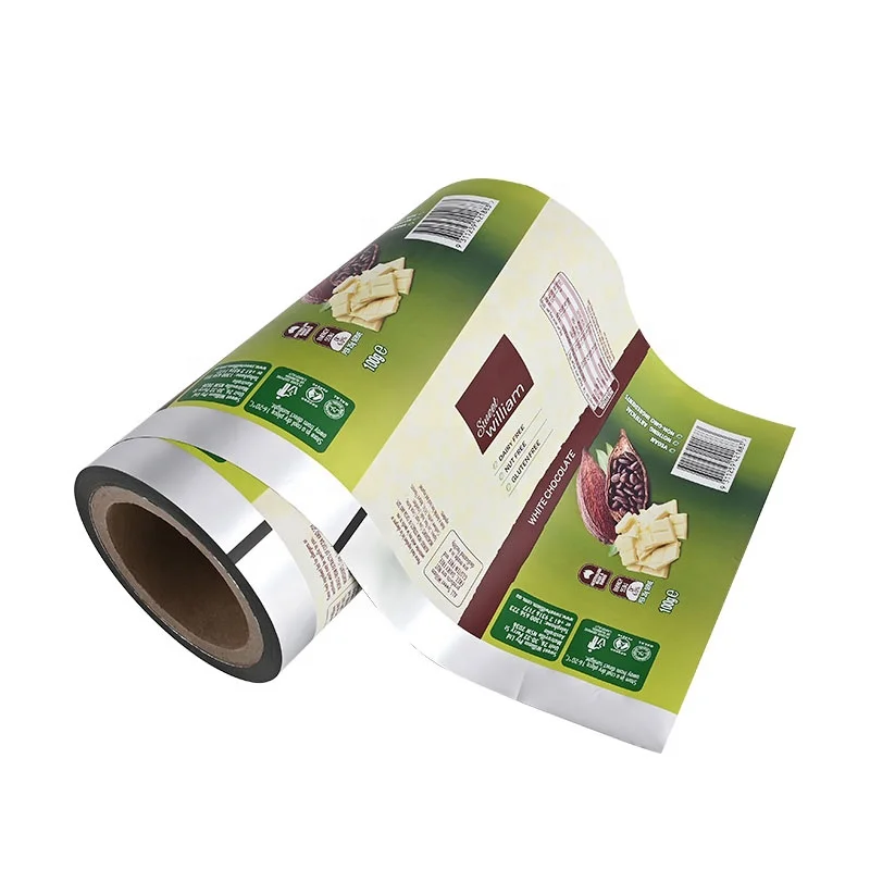 Printing  Food Grade Clear Plastic Film Roll For Packaging Plastic Cup Sealing Roll Film