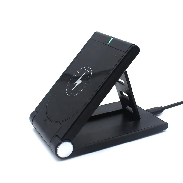 
New Arrivals Compact Design Magnetic Qi Wireless Charger 10W Fast Charging Stand for Mobile Phone 