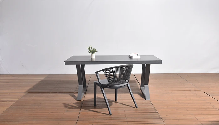 Новый стиль патио мебель открытый тканый веревочный садовый стул