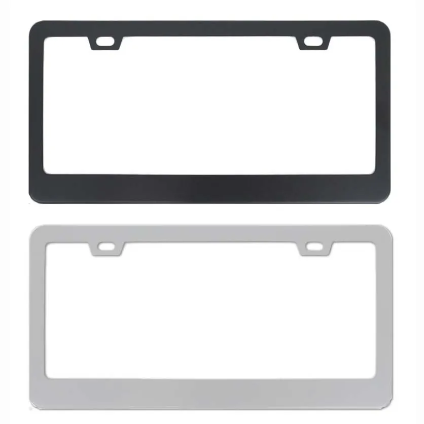 Custom aluminium License Plate Frame Personalized American Standard for Cars Motorcycles Featuring Plastic Alloy Materials