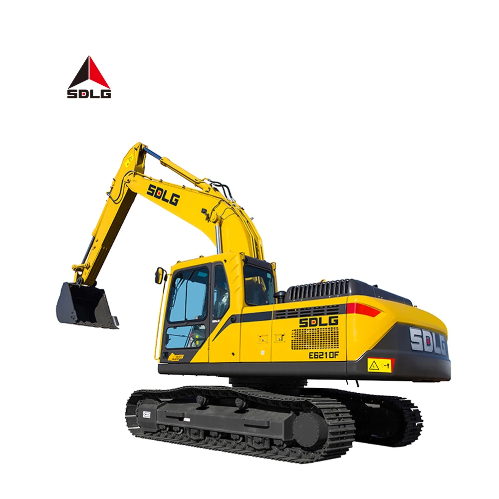 SDLG E6210F China brands medium  21 ton digger bagger volvo hydraulic excavator machine  21t with 0.9 cbm bucket