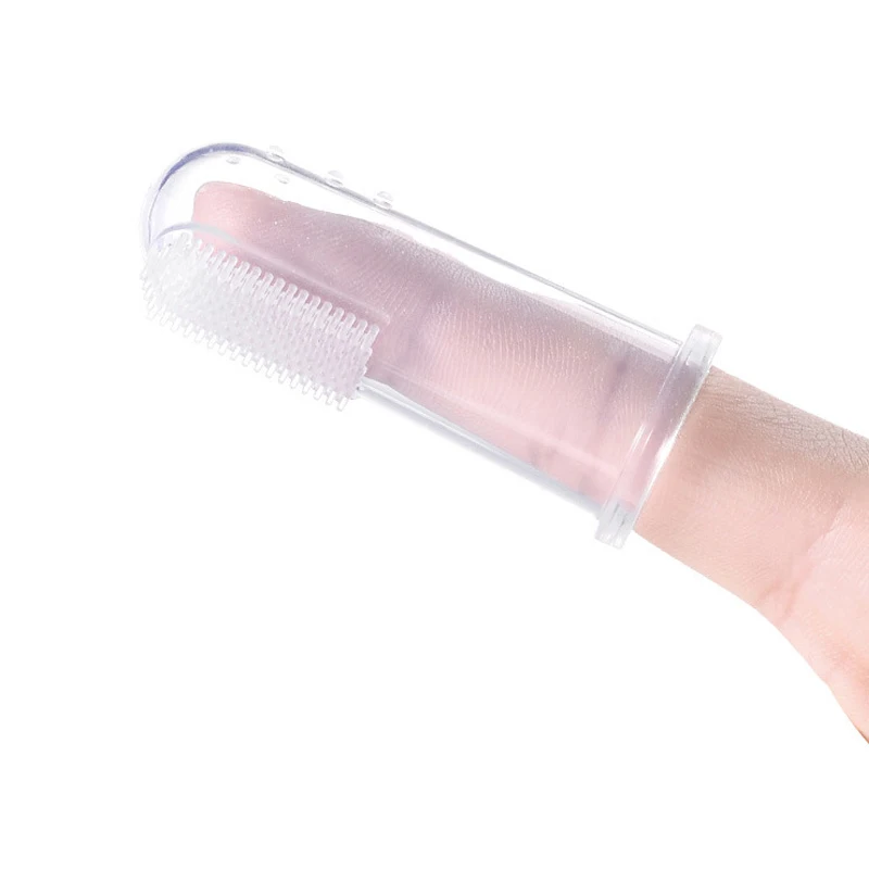 Blister Box Packaging Baby Pets Finger Toothbrush Brush