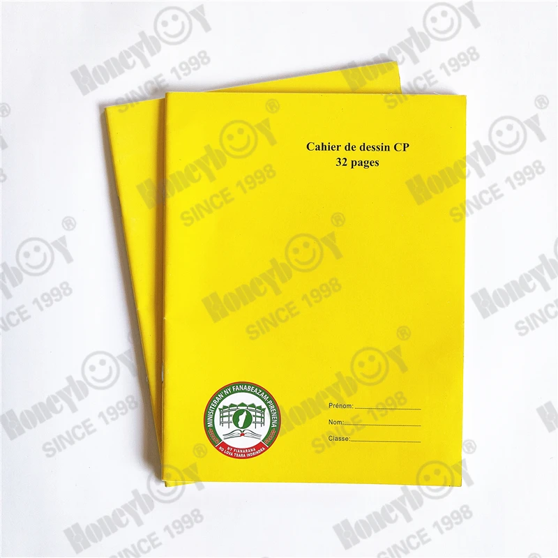 school exercise book factory prices high quality cahier copybook for Madagascar