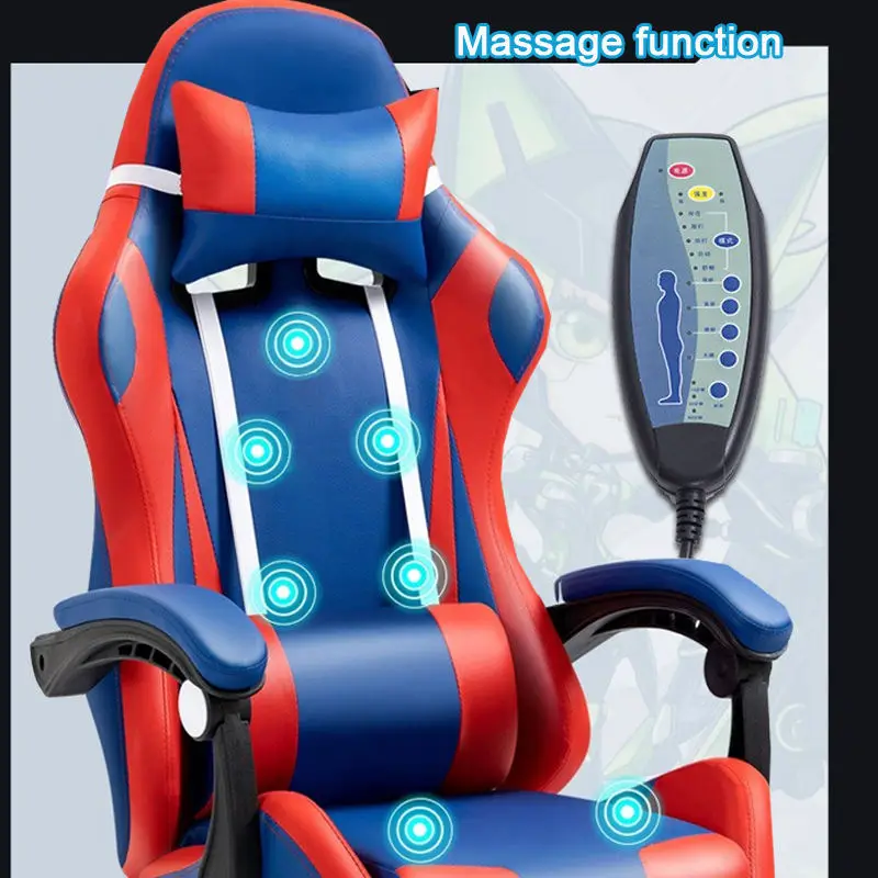 Chile Warehouse Cheap Pu Leather Computer Chair Ergonomic Silla Gamer Racing Rgb Massage Gaming Chair With Lights And Speaker