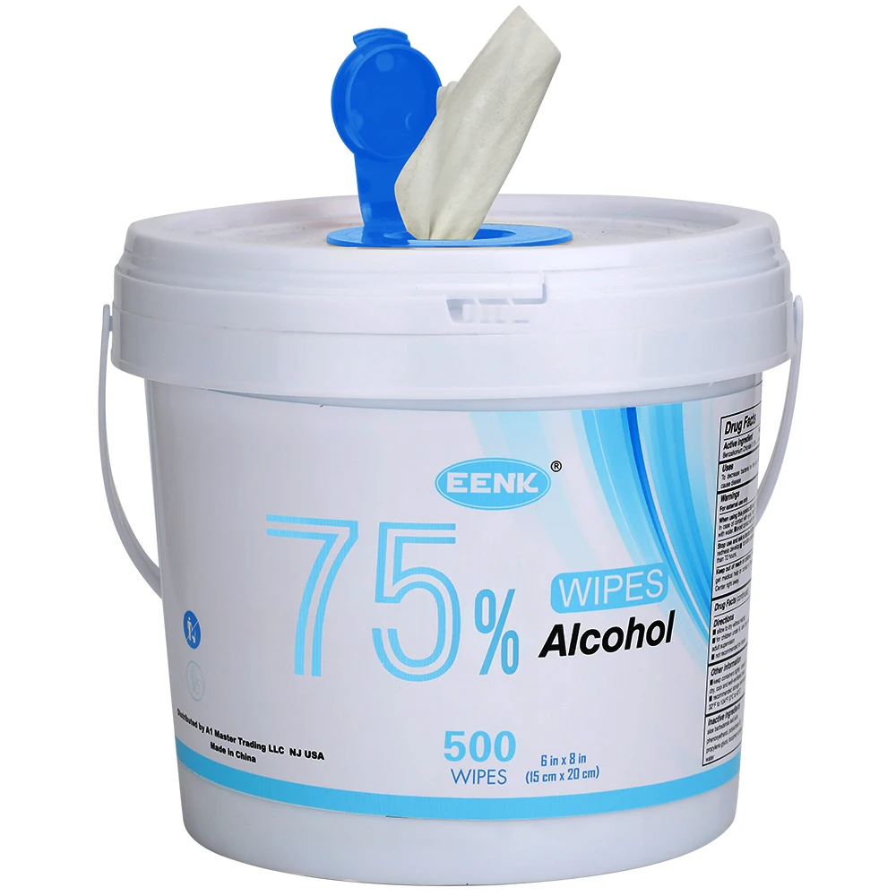 500 шт спиртовые влажные салфетки в бочке OEM пользовательские салфетки