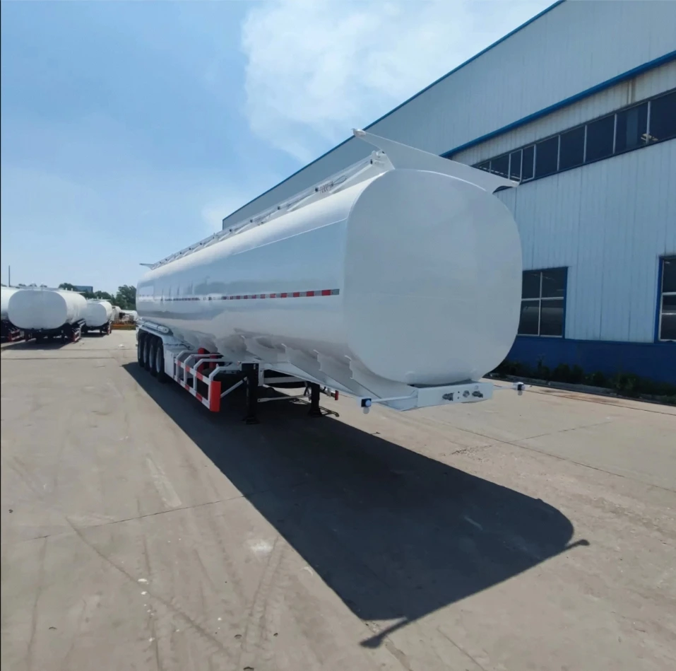 High quality 3 axles 35000 40000 45000 litres aluminium fuel tank trailer for sale