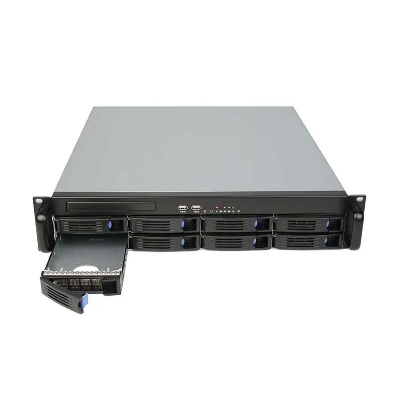 2U компактный сервер Rackmount шасси промышленный корпус ПК