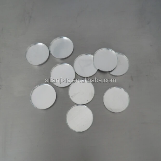 Косметические тени для век, алюминиевая пластина, нержавеющая сталь, жесть, тени для век, алюминиевая дисковая упаковка