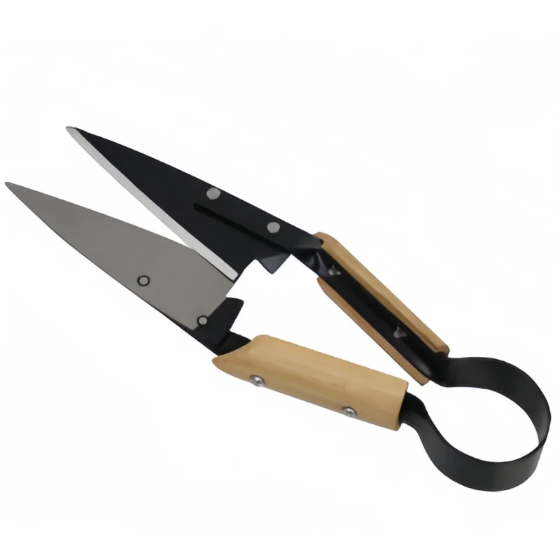Veterinary Portable Clipper goat wool cutting Scissors Wooden handled Manual sheep hair clipper