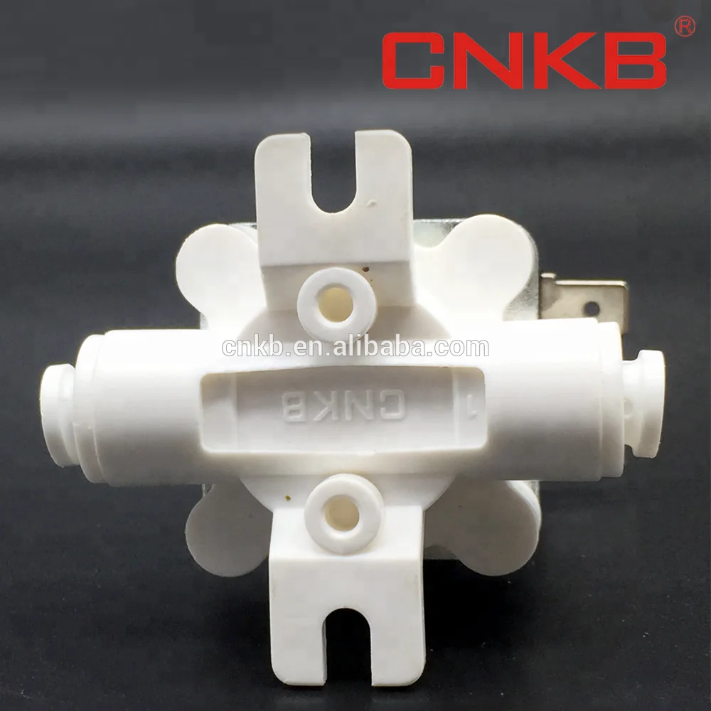 CNKB FPD-360K 1 Way 1 Outlet Food Grade Plastic DC12/24/36V Standard Water Solenoid Valve for Household Appliances