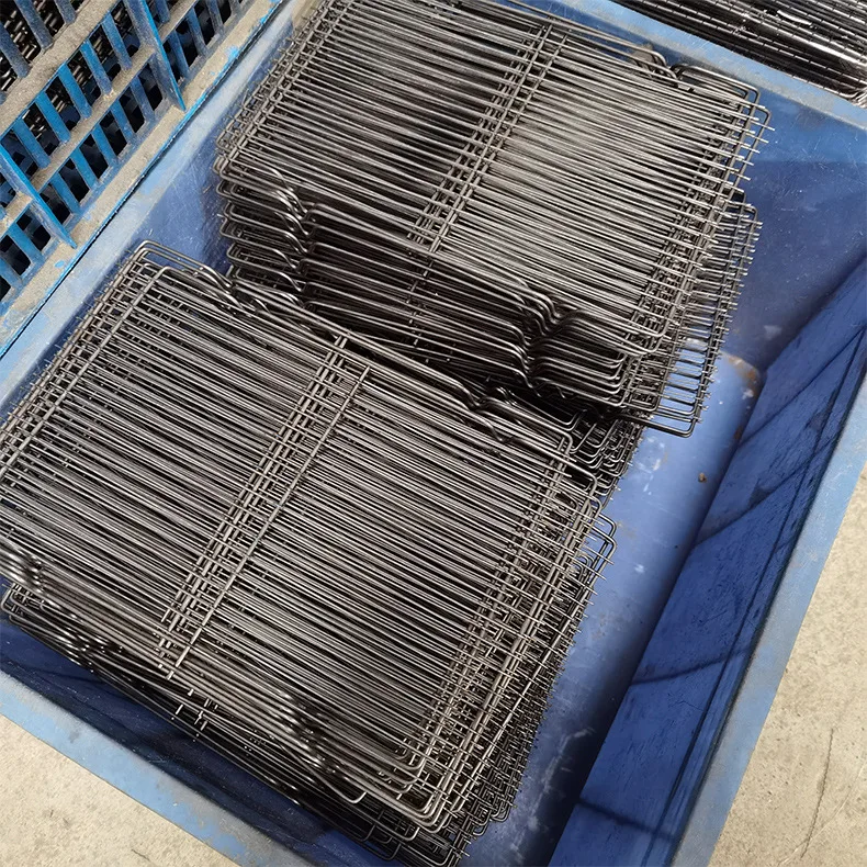 MZL Disposable Barbecue Grill Accessories Bread Drying Netting Rack Oil Spacer Mini Grill Square Grill Net