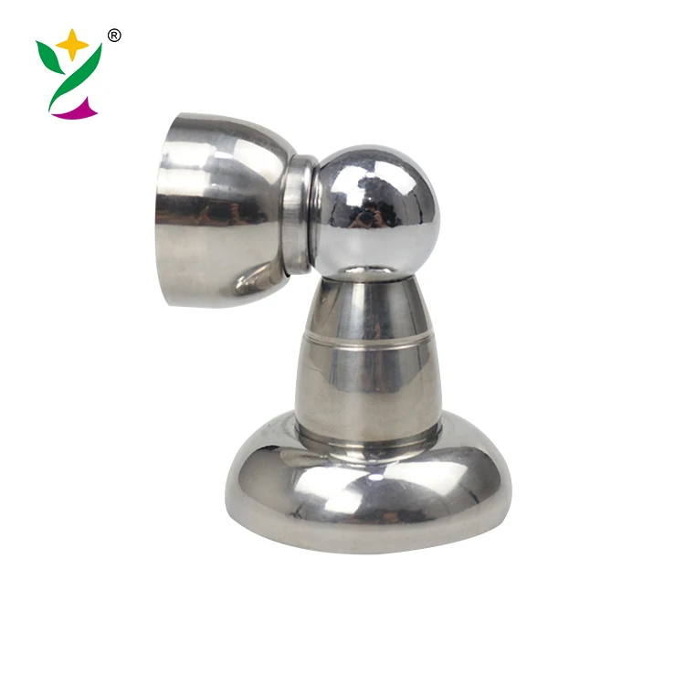 YUXING manufacturing ground door stop adhesive magnet door stopper wall protector mounted stainless steel magnetic door stopper