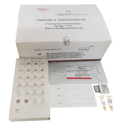 Diagreat Human IL-6 interleukin 6 test kit quantitative test for diagnostic POCT analyzer Diagreat D10 analyzer