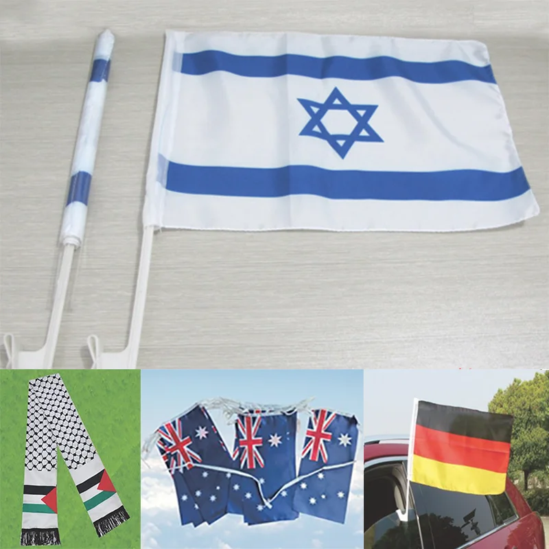 Vertical pole hanging banner outdoor roadside advertising banner