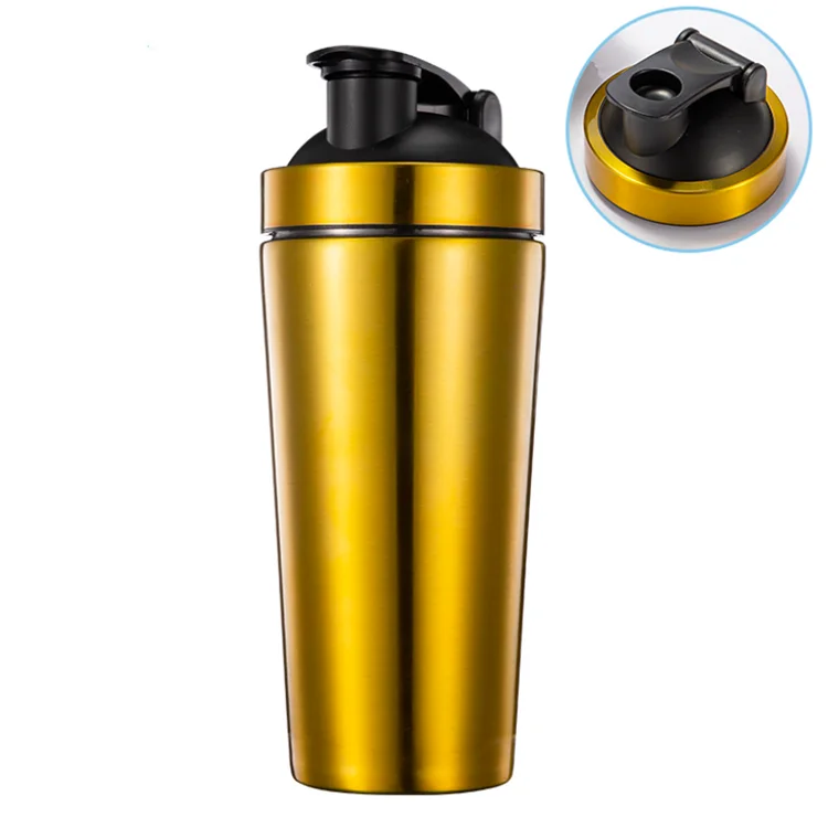 Custom 500ml Protain Premium Power Protein Powder Portein Perfect New Low Moq 750 Ml Shaker Bottle Metal Pink Small with Ball