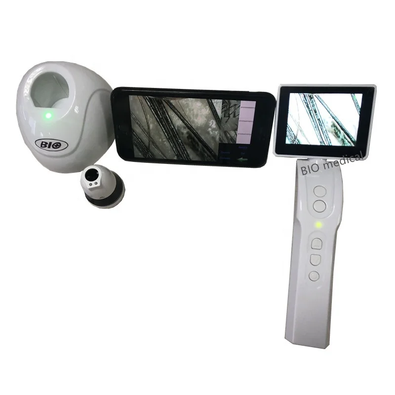 
50 To 200X Handheld Portable WIFI Skin Hair Follicle Examination Digital Microscope Scalp Magnifier 