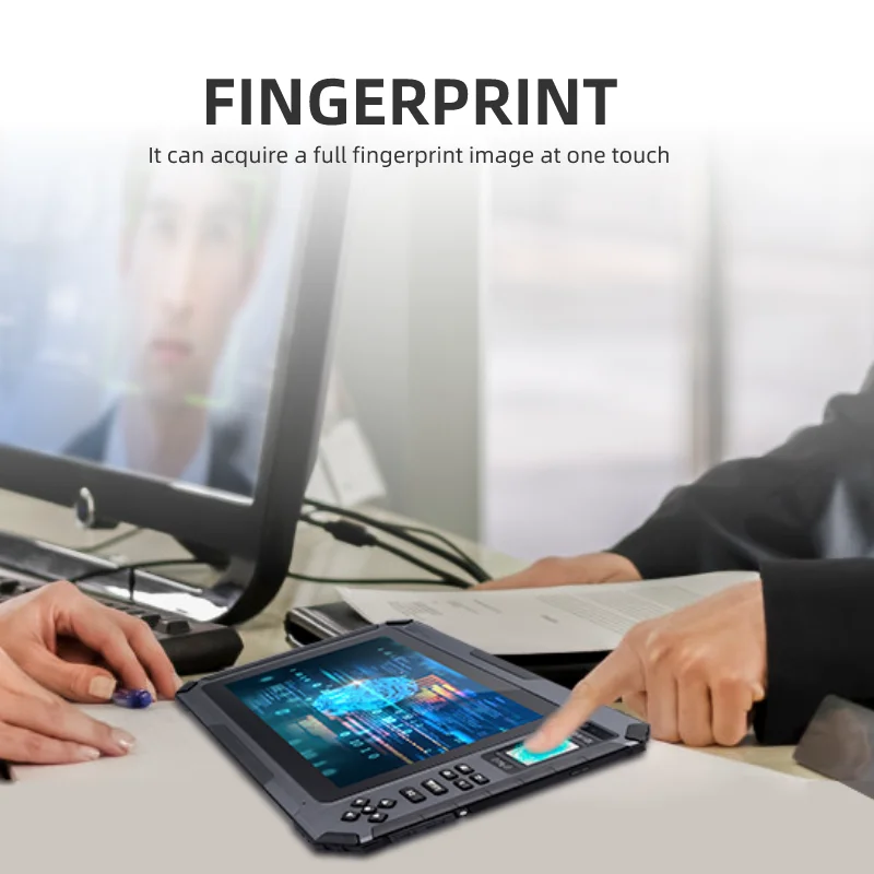 HUGEROCK B101 Gsm 3g4g Android 1000nits Credit Card Skimmer Reader rfid handheld scanner intrinsically rugged Tablet Pc