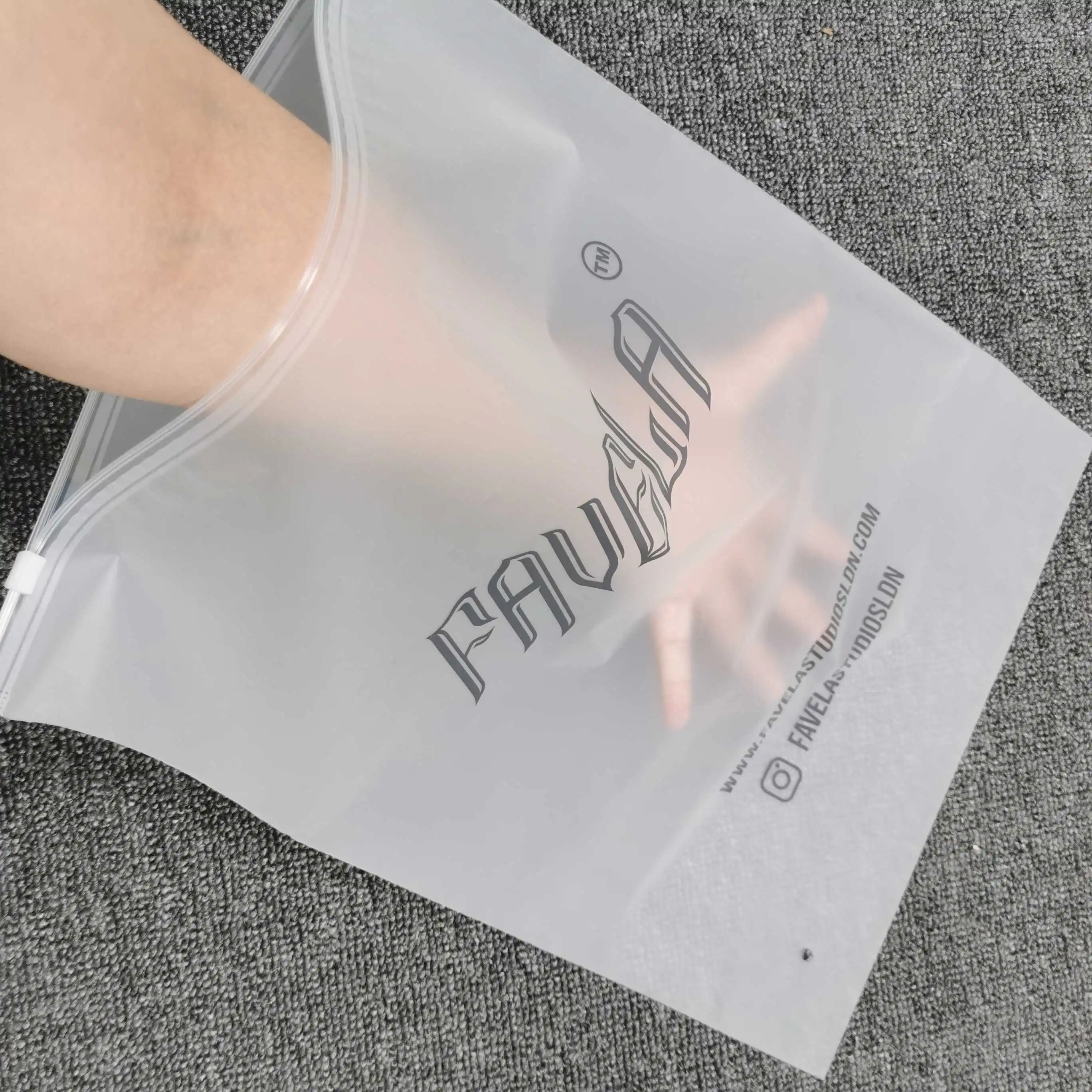 Zipper Lock Frosted Bag Small Plastic For