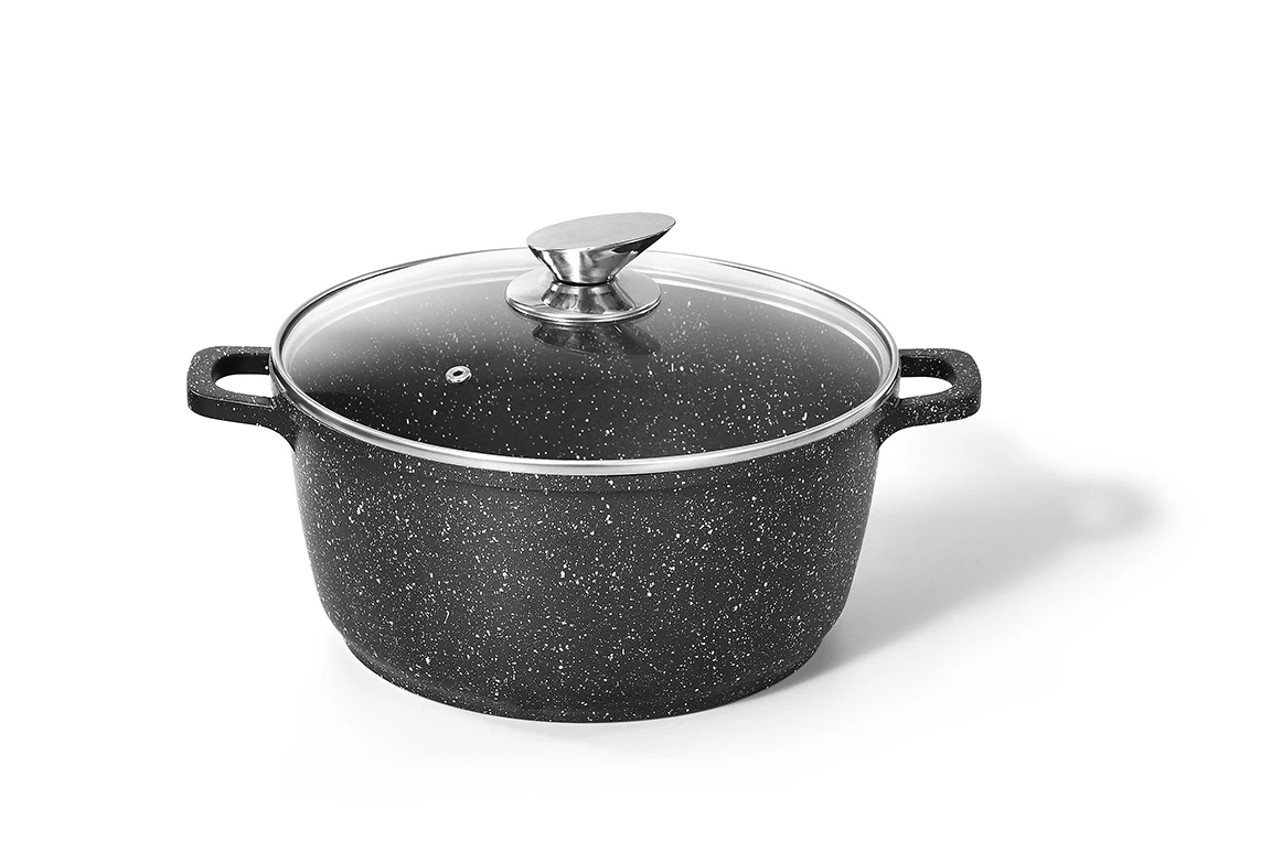 Good selling granite cookware set non stick frying pan aluminum cooking pots and pans set household utensils marble cookware set