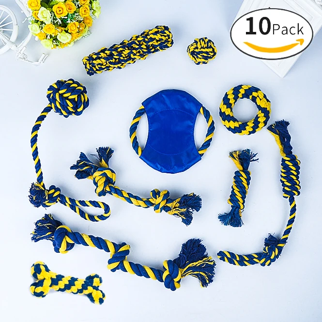 
cotton rope ball pet toys dog 10pcs set other pet products chew dog toys 