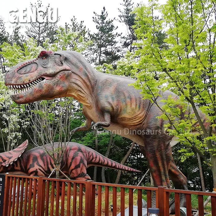 Dinosaur Park Handmade Animatronic Model Alive Dinosaur