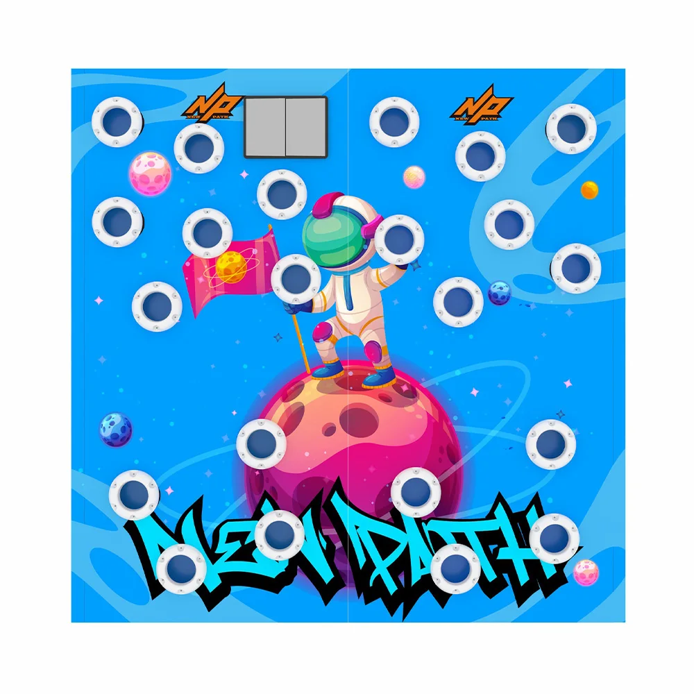 kids interactive game basketball football jumping drum for indoor playground trampoline amusement park