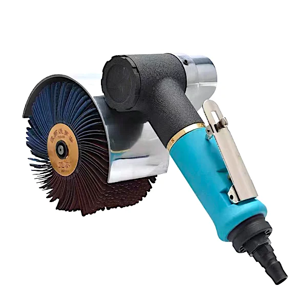TY79130 Pneumatic Flap Sander abrasive 120mm Flap Wheel  Sanding Convex Surfaces / Curved Wood Flap Sanding Tool