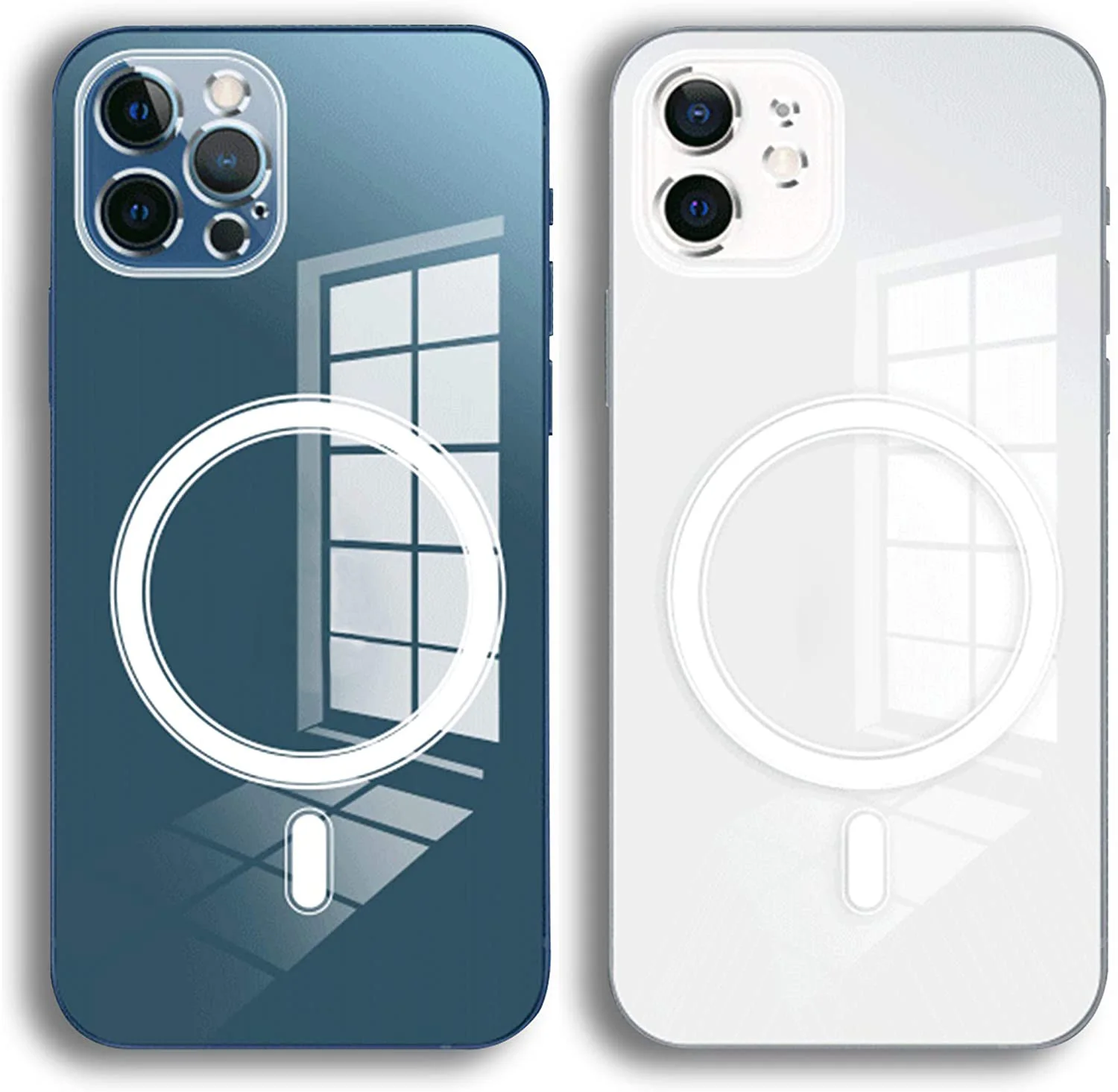 Новейший Прозрачный ударопрочный чехол i12 для iPhone 12/12 pro, защитный прозрачный чехол для мобильного телефона