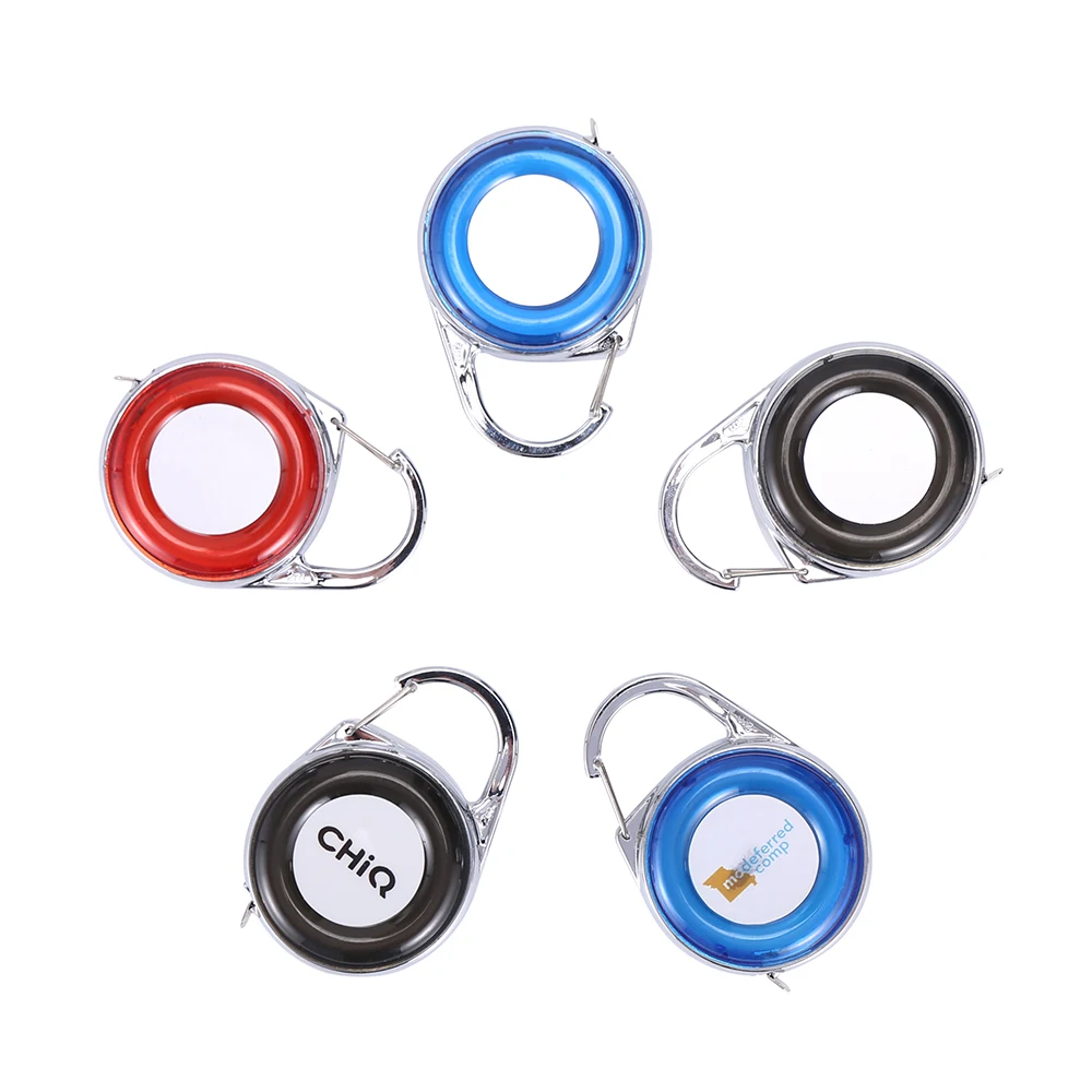 Portable Customized Lightweight Easy to Carry 2M/6FT Steel Tape Meter Gift Tape Measure with Carabiner