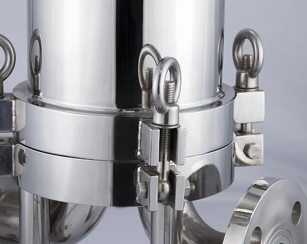 Multi-Cartridge 20 inch 316L Stainless Steel Liquid Filter Housing for Wine Press Filter