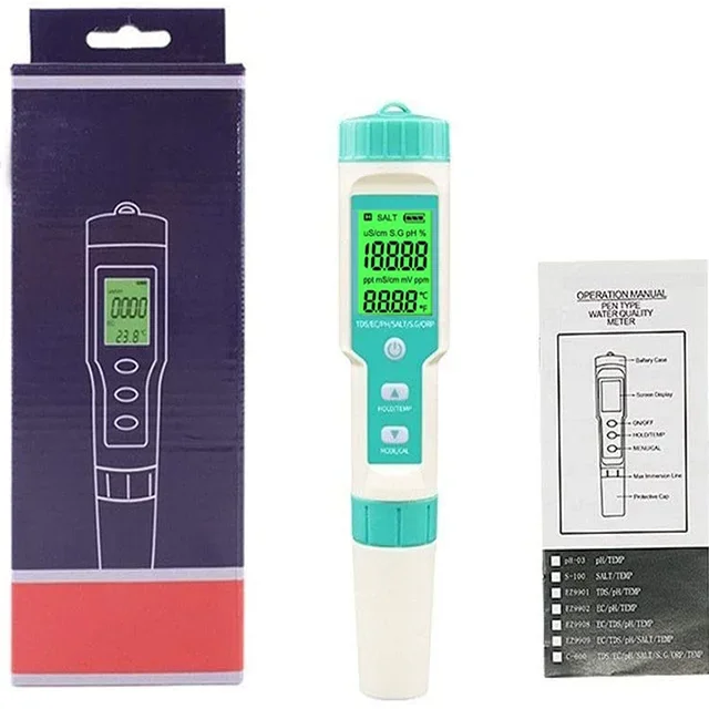Portable Digital Ph Meter/ Tds / Ec / Digital Temperature Water Quality Tester Tds Meter
