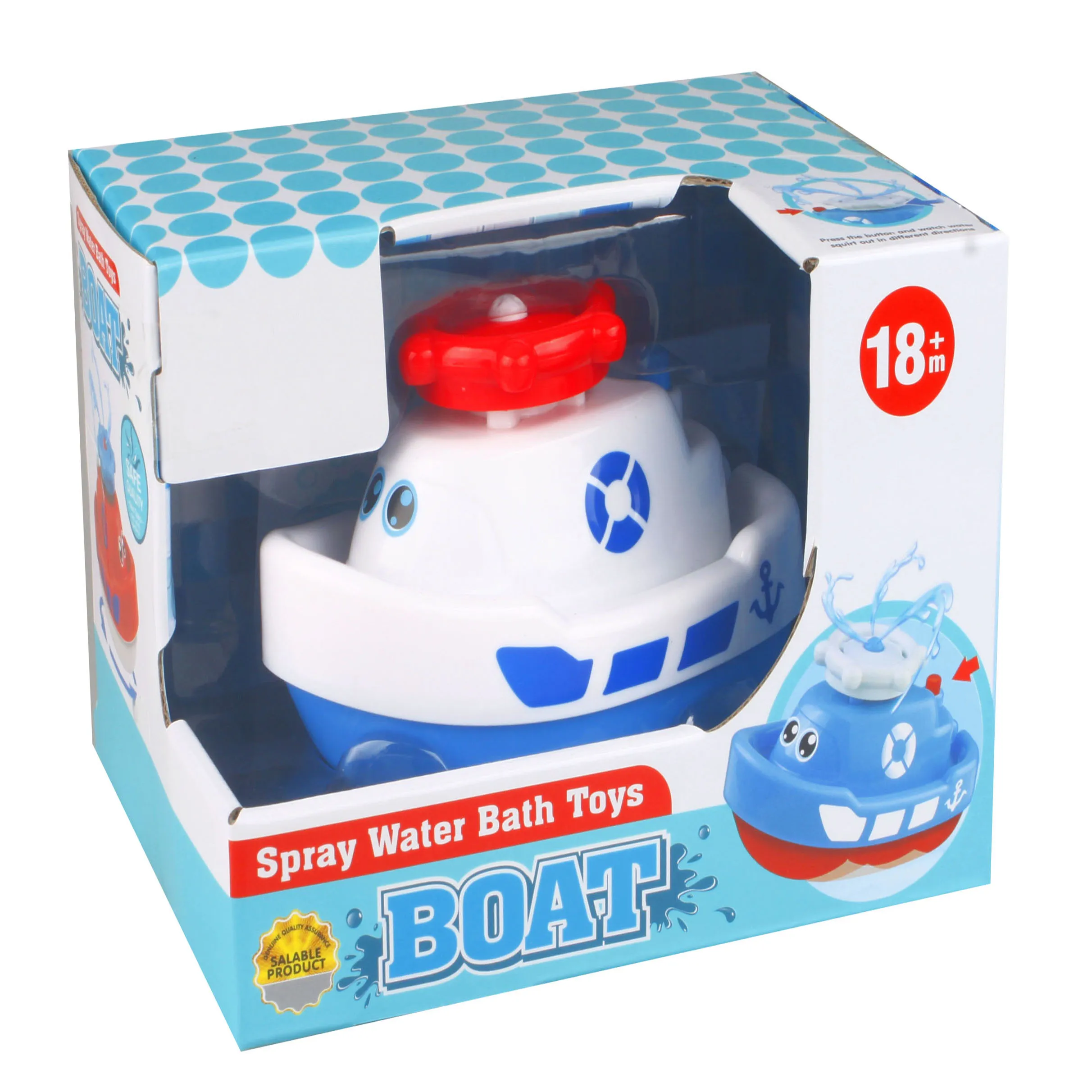 Популярная картонная забавная игрушка для ванны электрическая водная струйная лодка Детские Игрушки для ванны
