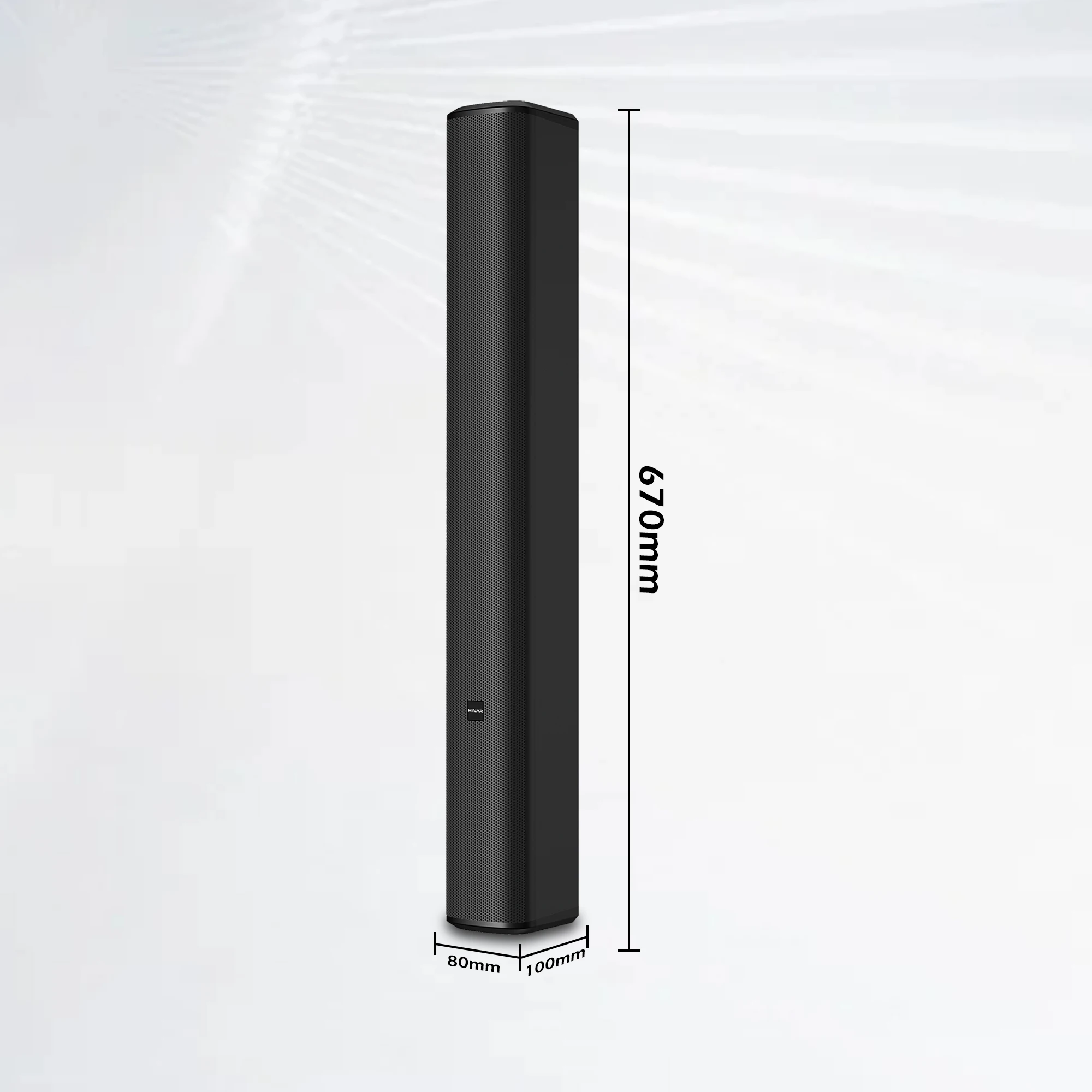 Professional 60W Column Speaker Waterproof Active Column DSP Metal Material Speaker Church Audio Sound System