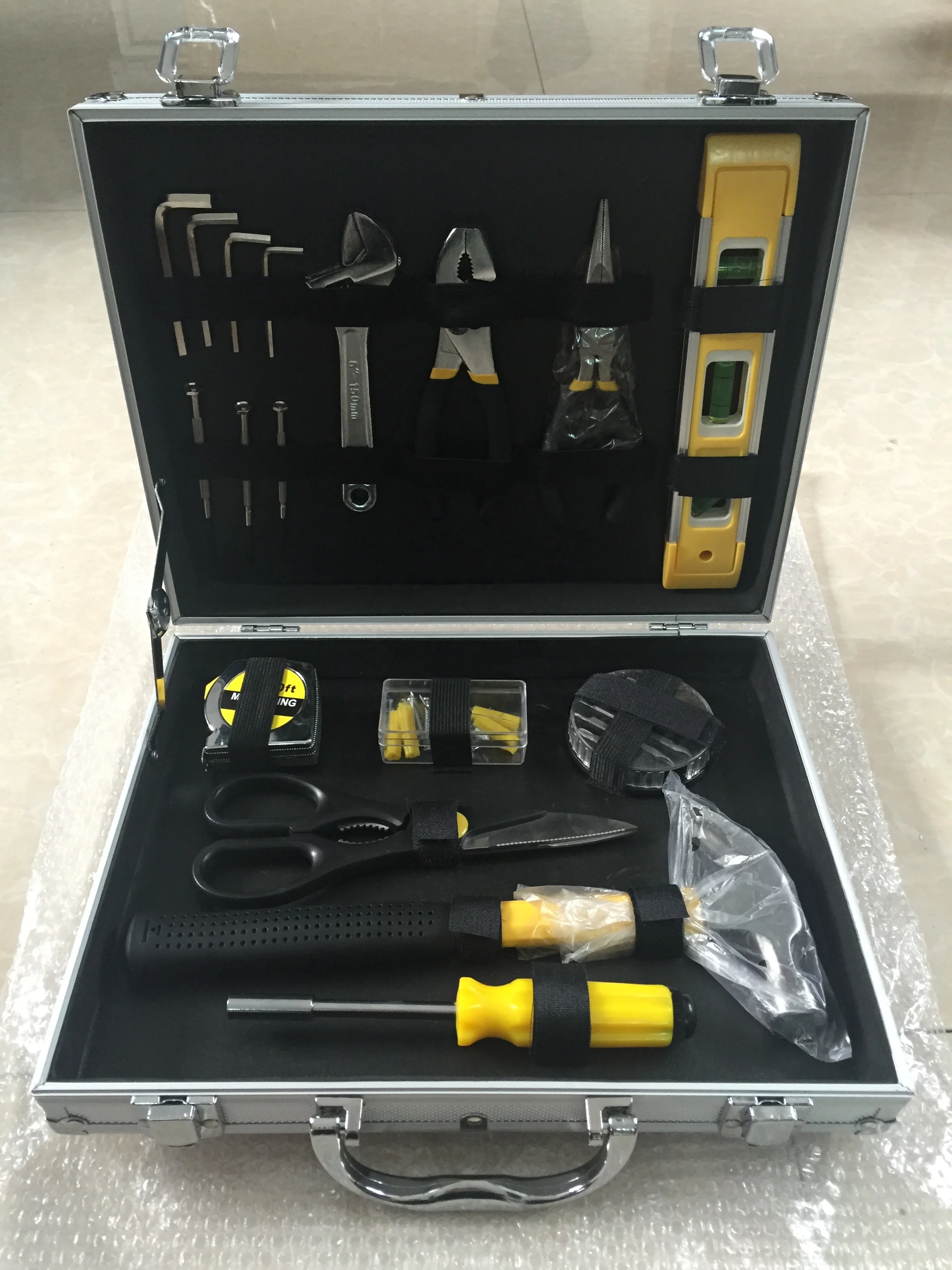 205pcs hot sale hand tool set box completed household tool kit car mechanics tools