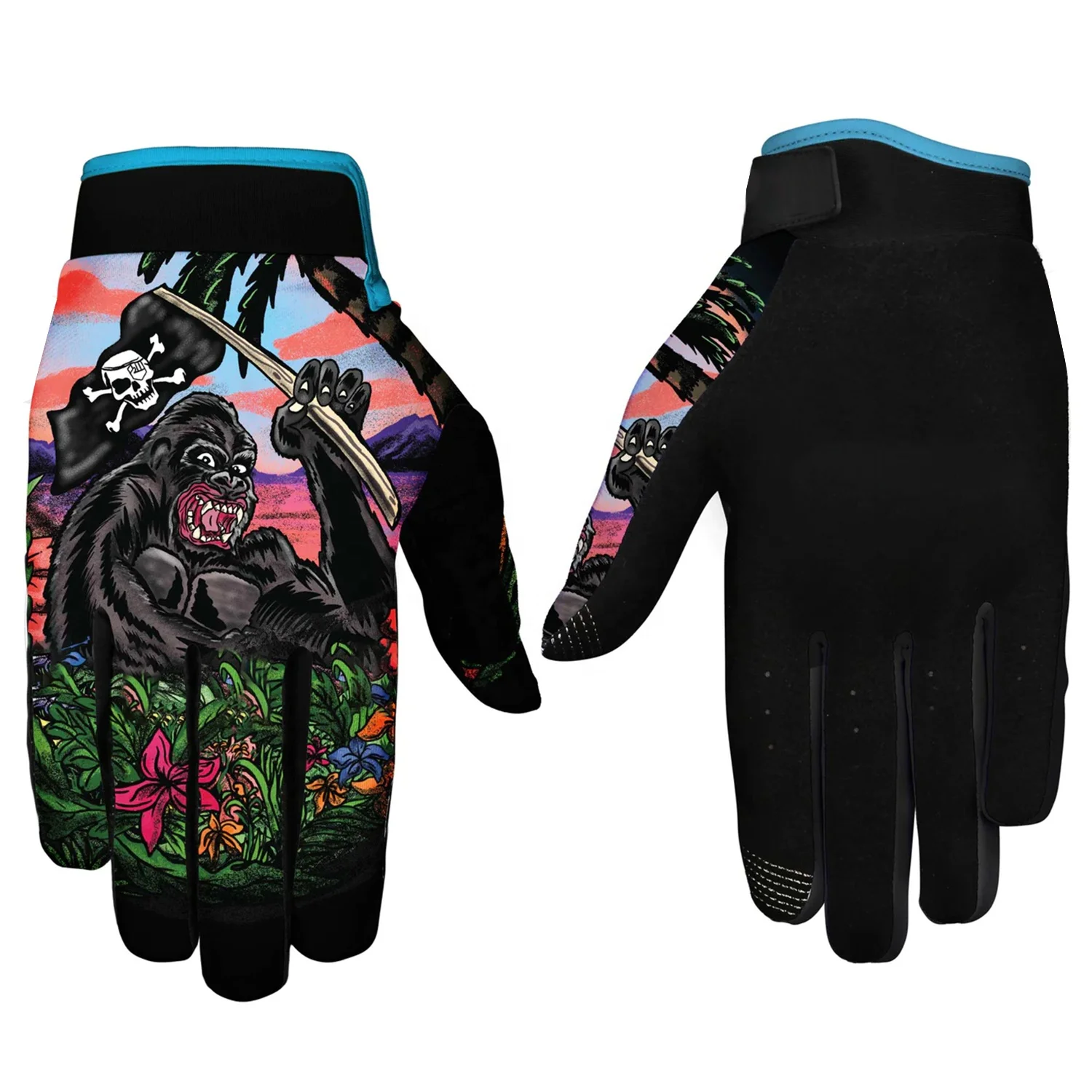 Factory Applies All Seasons Touch screen mtb gloves Full Finger  Protection Non-Slip Motorcycle Racing Gloves