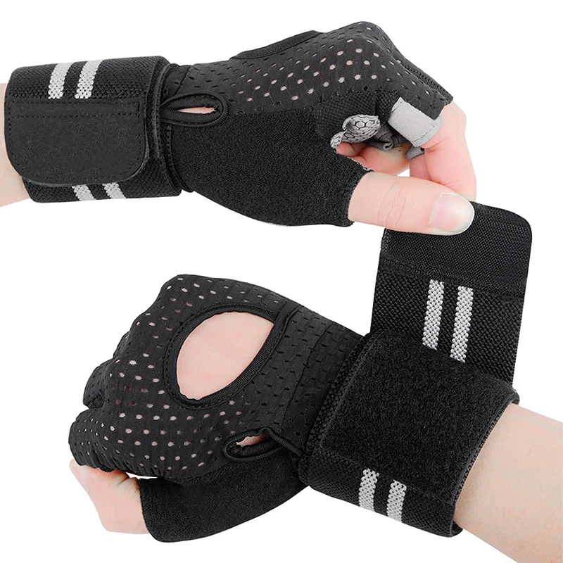 guantes de para gym gloves men weight lifting fitness workout sports gloves fitness grips