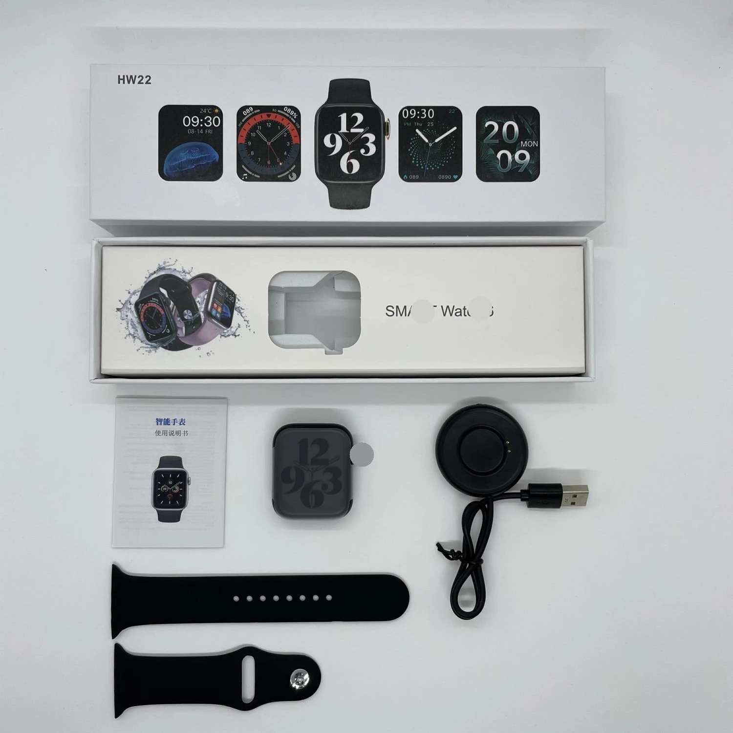 
2021 series 5 6 hw22 Smartwatch x6 x7 w26 w34 t55 t500 reloj inteligente BT Call Heart Rate Blood Pressure Android Smart watch 