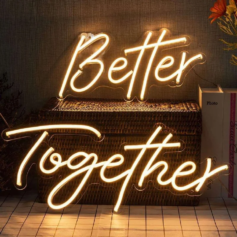 Eye-catching advertising neon sign letters led light custom happy birthday neon sign