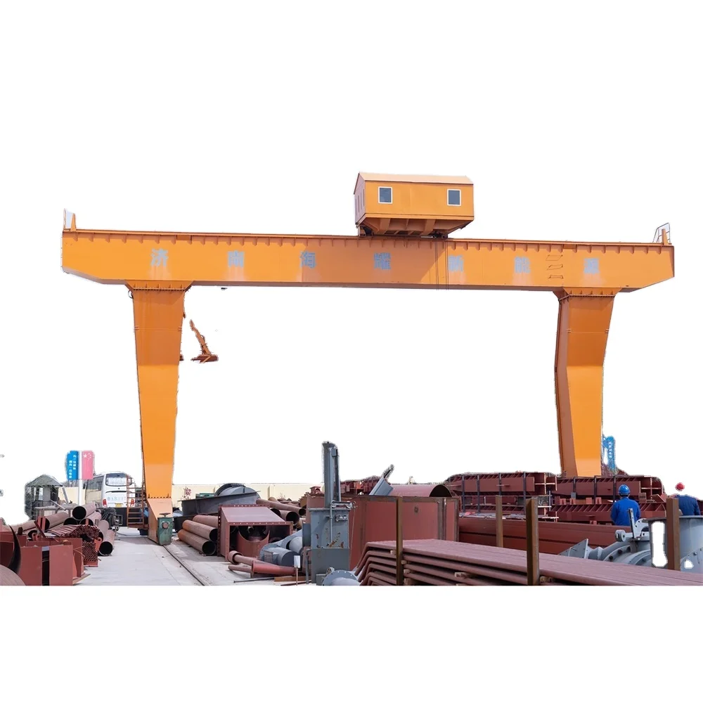 Kaiyuan New China Supplier CCS Approved Top Quality Straddle Carrier Yacht Lift Crane Mobile Boat Hoist Max Fish Moment Duty