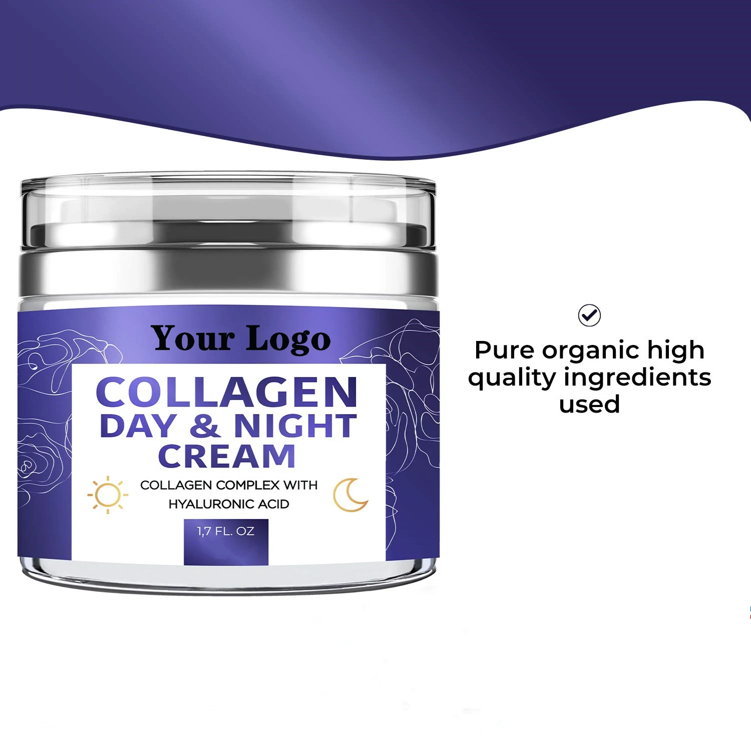 Korean Anti Aging Skin Whitening Tightening Glowing Day And Night Vitamin E Collagen Face Facial Repair Cream