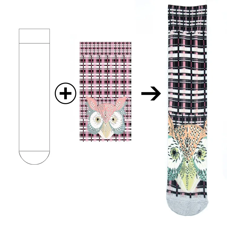 Wholesale custom business men horizontal striped mid-high tube socks adult daily all-match custom knee-length sock