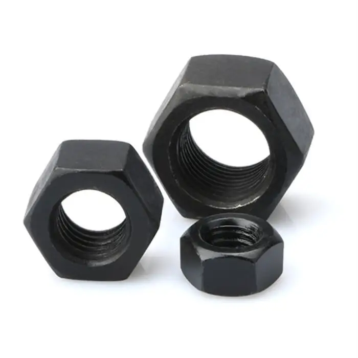 m1 to m16 carbon steel with black hex nut din934