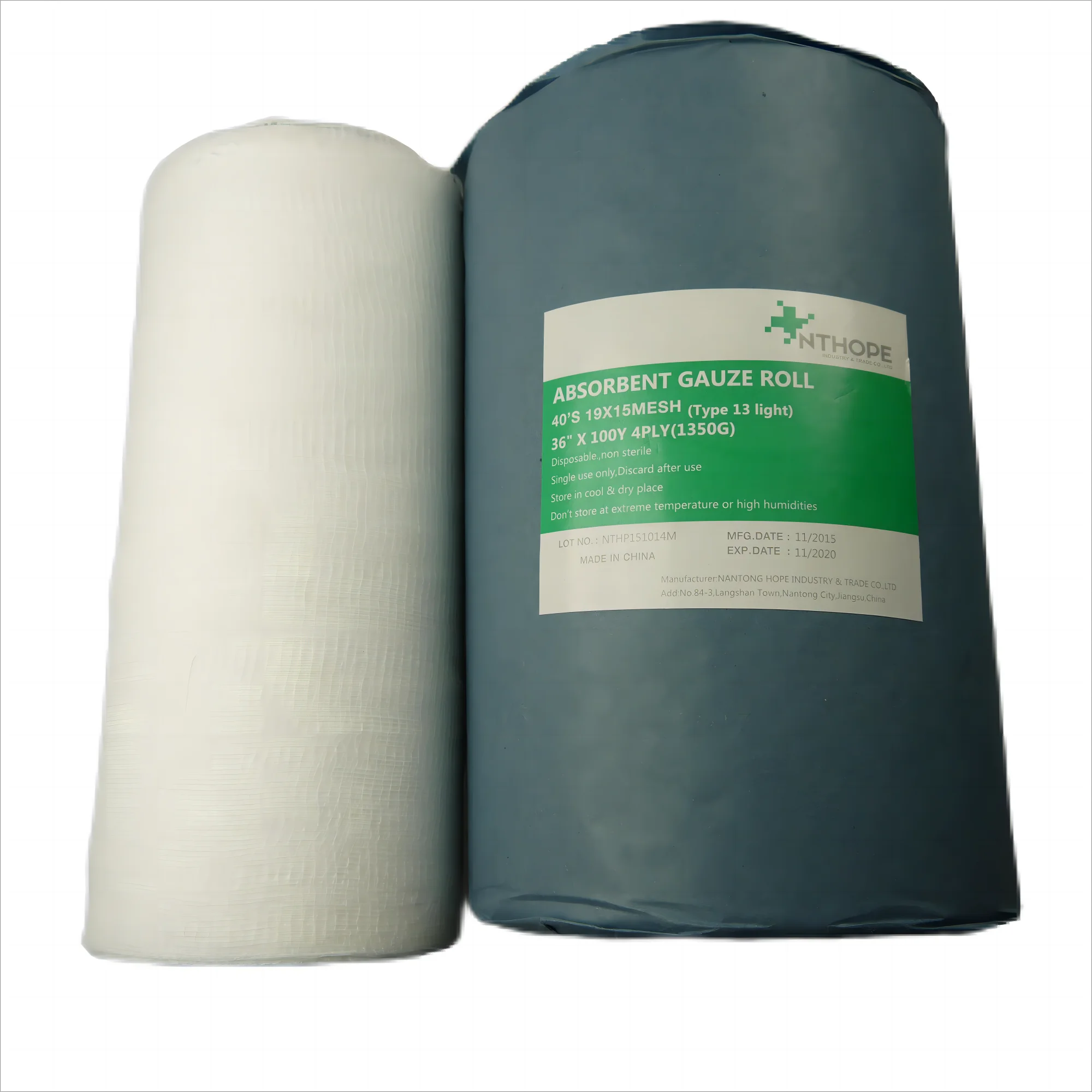19x15 mesh 100yards gauze roll, 13th gauze roll