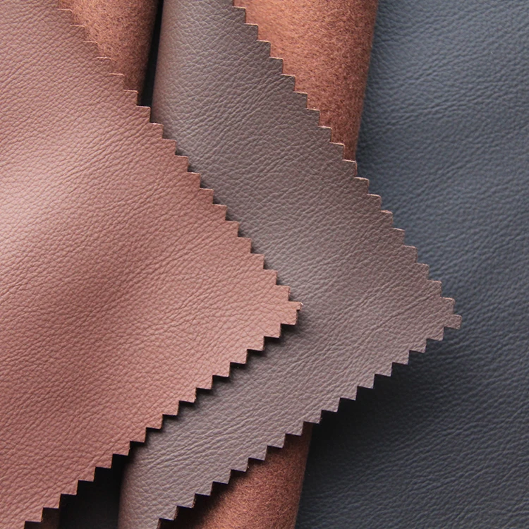Luxury Genuine Leather Touch Microfiber Pu Synthetic Leather Fabric