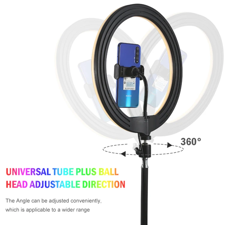 Красота живая фотография 26 см 30 RGB Диммируемый светодиодный кольцевой свет для