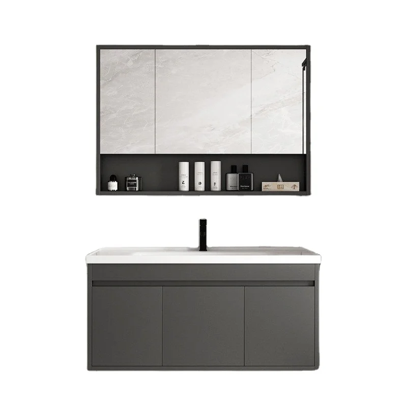 Factory Price Sink Luxury Storage Furniture Frees Standing Modern Design Toilet Painted Vanity Bathroom Cabinet