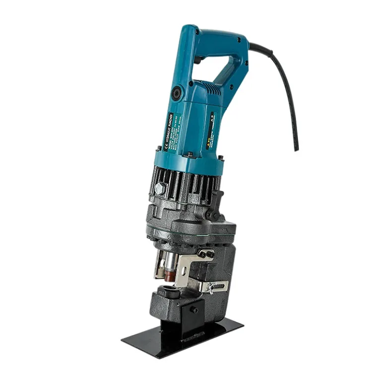 MHP-20 Electric Hydraulic angle bar U bar Puncher  hole hydraulic punching machine